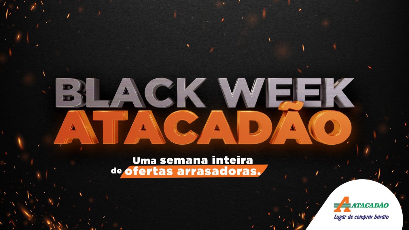 Black Friday do Atacadão: fique por dentro das ofertas | Foto do banner da black week do Atacadão | Atacadão