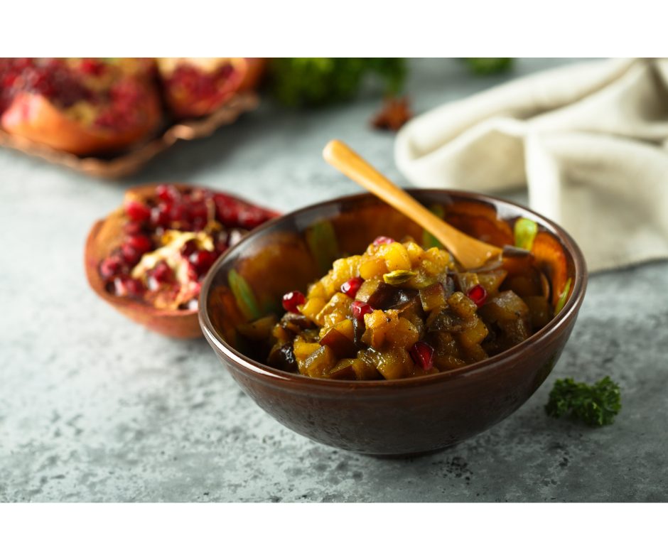 Receitas com berinjela: conheça opções diferentes | Foto de um pote com antepasto de berinjela | Atacadão