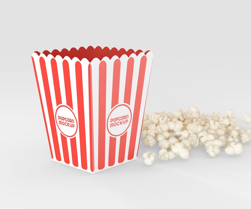 Embalagem para pipoca gourmet impõe cuidados | embalagem azul em pipoca de caramelo | Atacadão