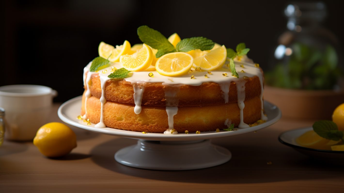 Receita bolo de limão com cobertura de mousse